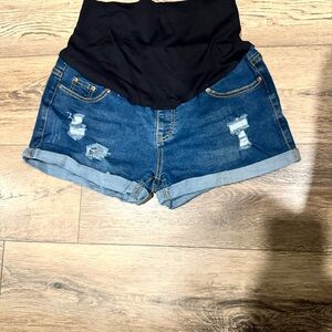 Blue Denim Women's Shorts